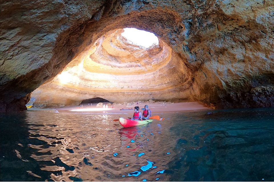 Benagil: Kayaking Adventure in Benagil Caves & Marinha Beach - Key Points