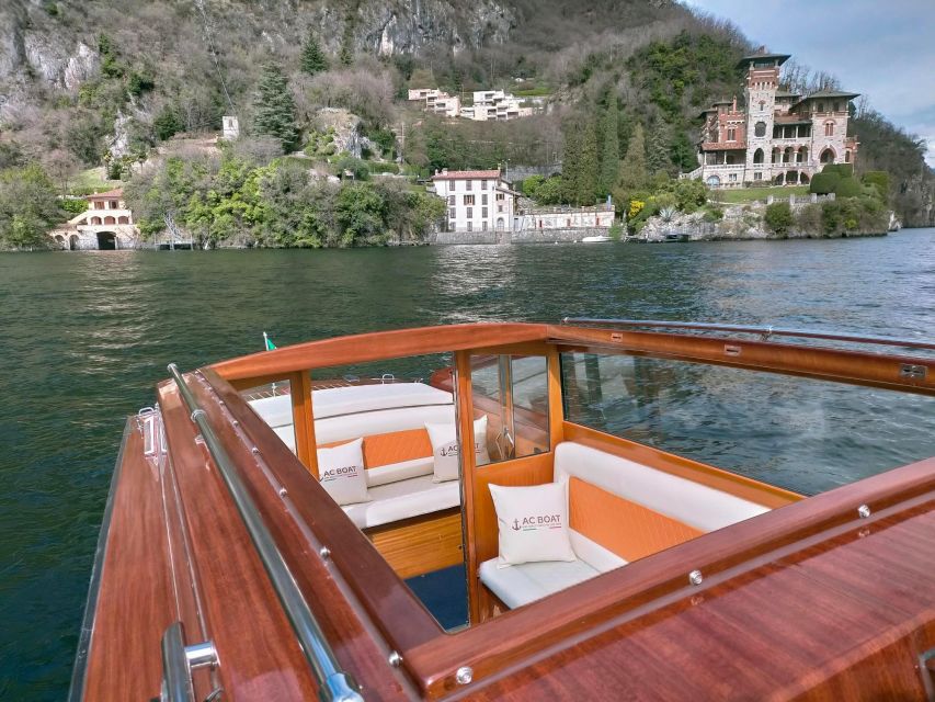 Boat Tour From Menaggio by Classic Venetian Limousine - Key Points