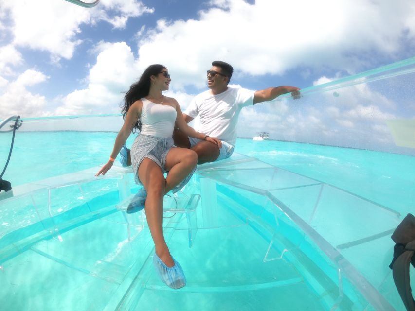 Cancun: Transparent Boat Tour With Drinks - Key Points