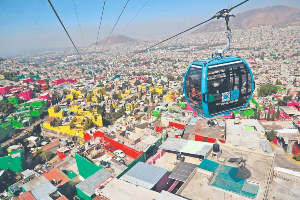 CDMX: Neighborhoods Contrasts Bus & Cable Car Private Tour - Key Points