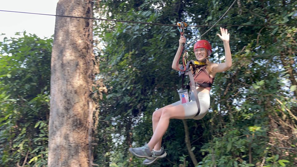 Chiang Mai: Sky Hawk Zip Lining With Transfer & Buffet Lunch - Key Points