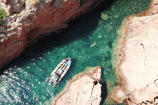 Departure Fréjus - the Creeks of Estérel - Key Points