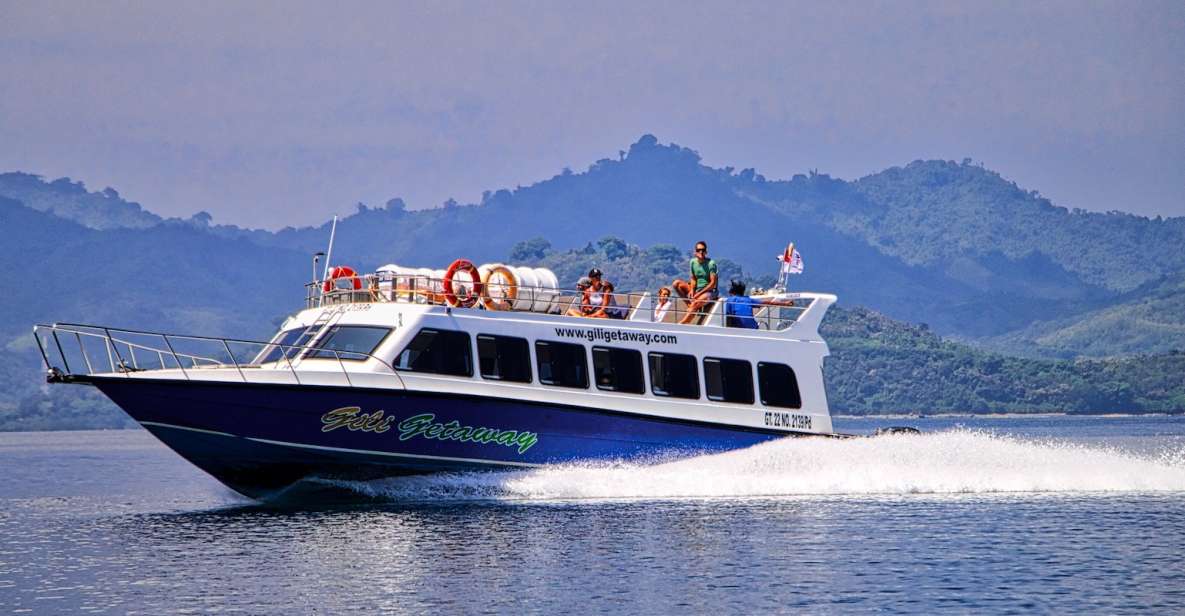 Fast Boat Transfers Between Bali and Lombok - Key Points