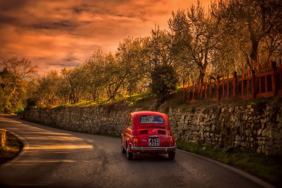 Florence Wine Tasting and Tuscan Lunch in a Vintage Fiat 500 - Key Points