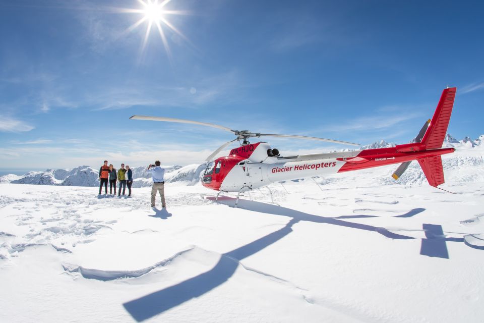 Franz Josef & Fox Glaciers Helicopter Flight & Snow Landing