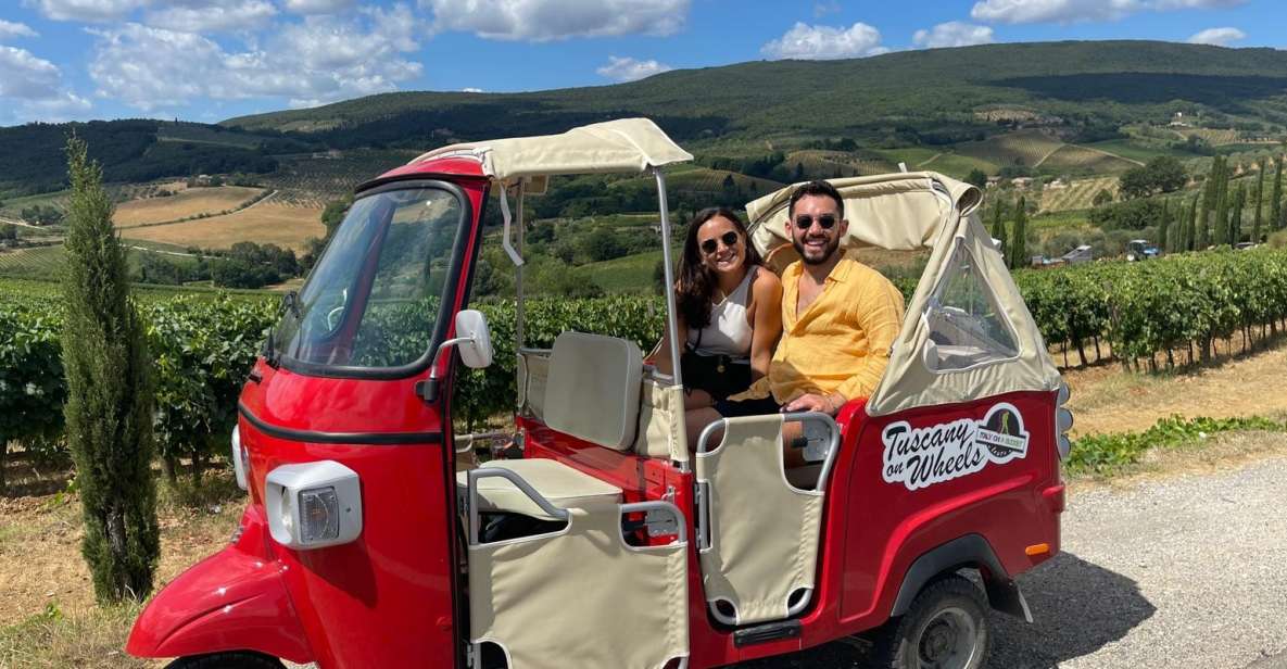 From Florence: Tour of Tuscany by Vintage Tuk Tuk - Key Points