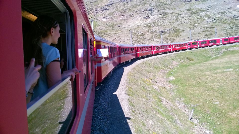 From Milan: Bernina Train, Swiss Alps & St. Moritz Day Trip - Key Points