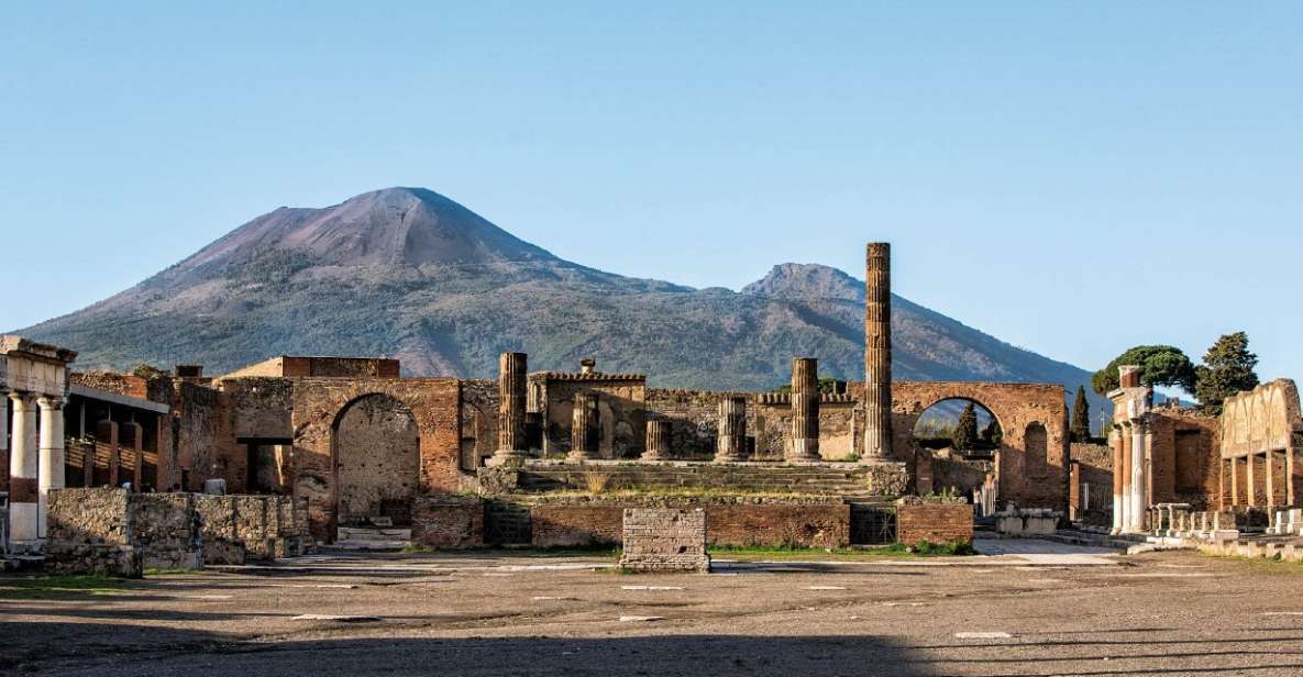 From Naples: Transport to Sorrento With Stop in Pompeii - Key Points