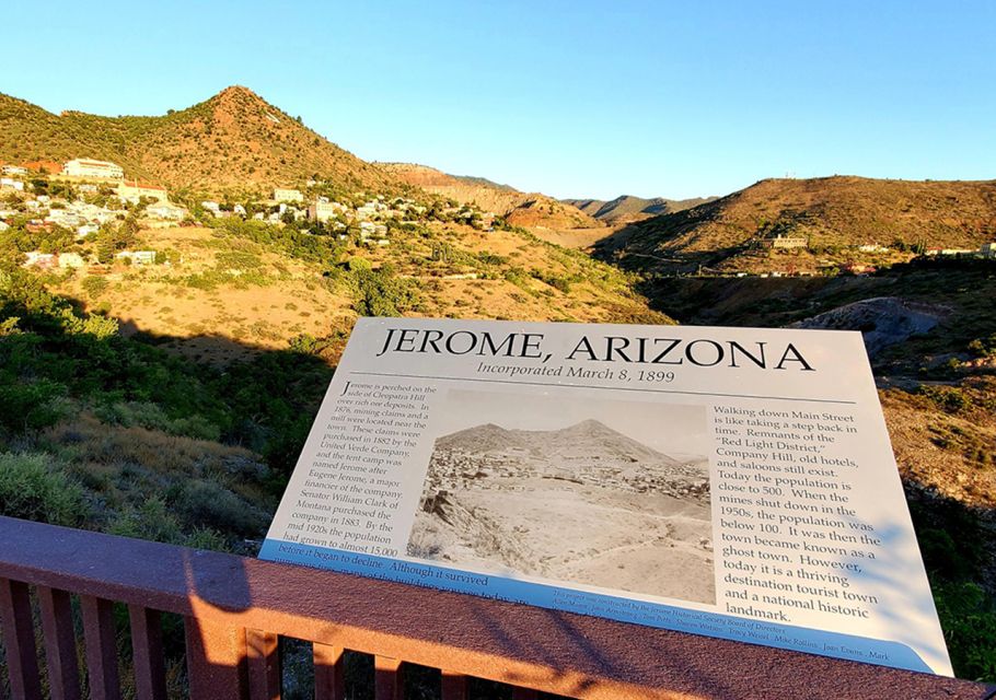 From Sedona: Jerome and Tuzigoot National Monument Day Trip - Key Points