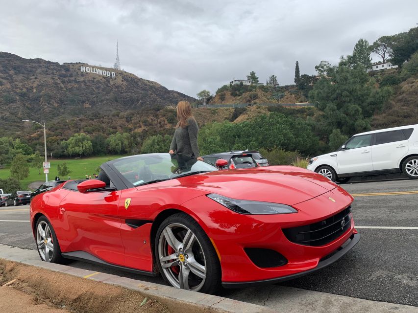 Hollywood Sign 30 Min Ferrari Driving Tour - Key Points