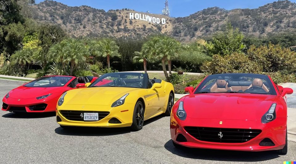 Hollywood Sign 30 Min Lamborghini Driving Tour - Key Points