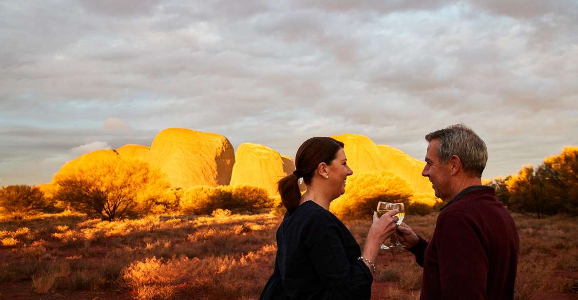 Kata TjuṯA Sunset Tour With Sparkling Wine and Cheeseboard - Key Points