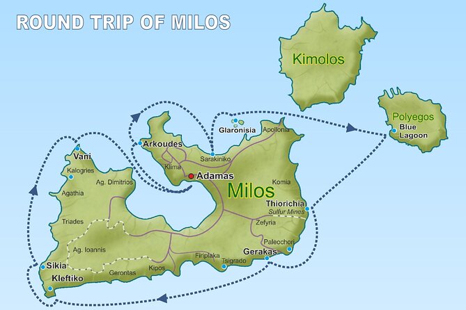 Kleftiko Poliegos and Round Trip of Milos Island Lunch & Open Bar - Key Points