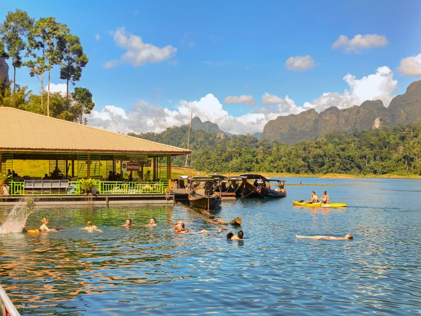 Krabi: Khao Sok National Park & Cheow Lan Lake Boat Tour - Key Points