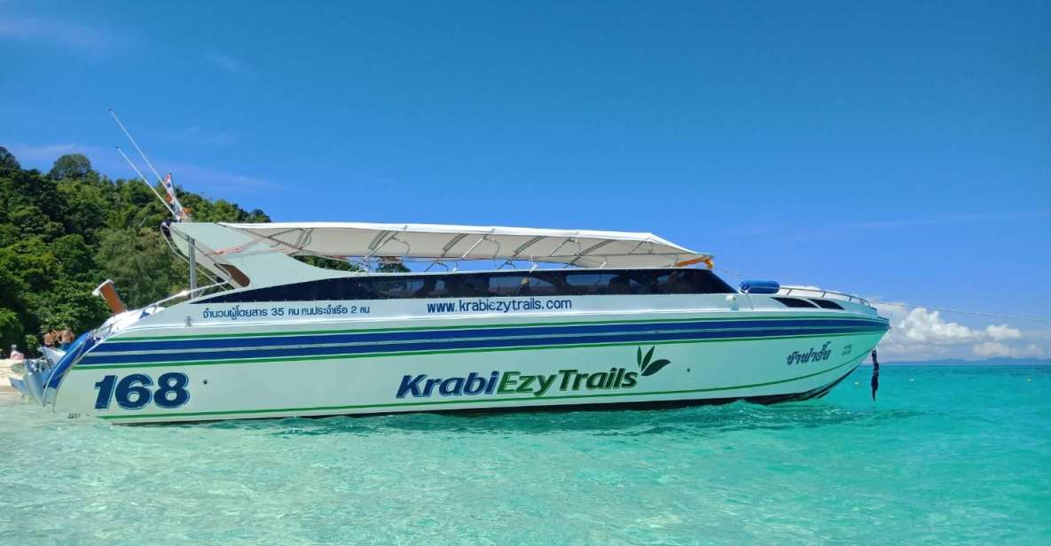 Krabi: Phi Phi Early Bird & 4 Islands Day Tour by Speedboat - Key Points