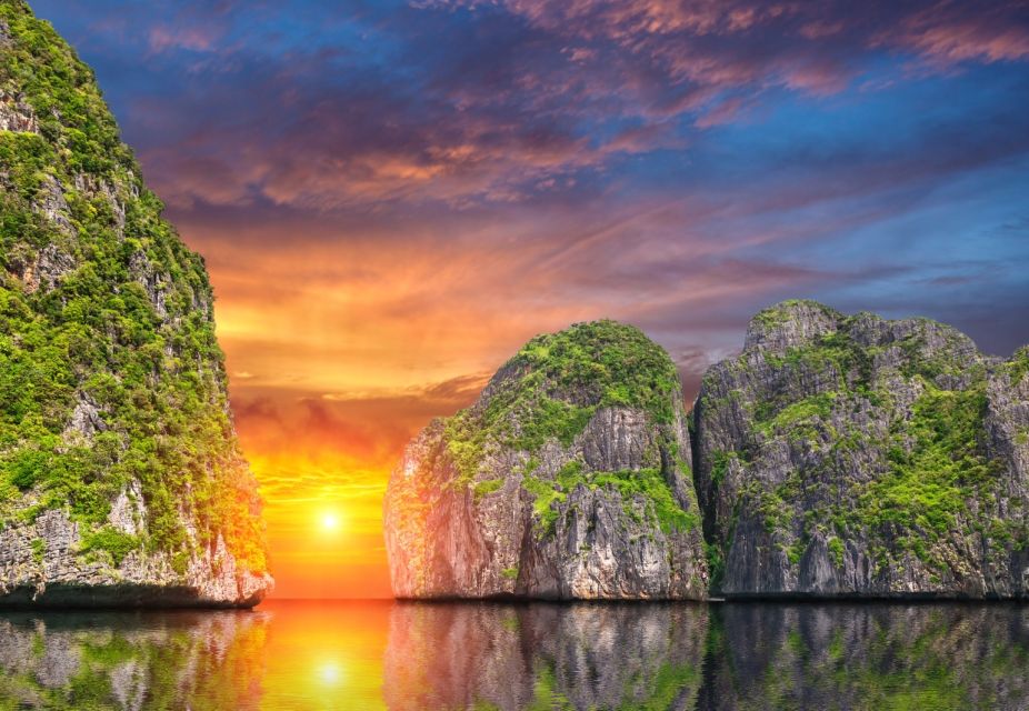 Krabi: Phi Phi Island Sunset Maya Bay and Four Islands Tour - Key Points