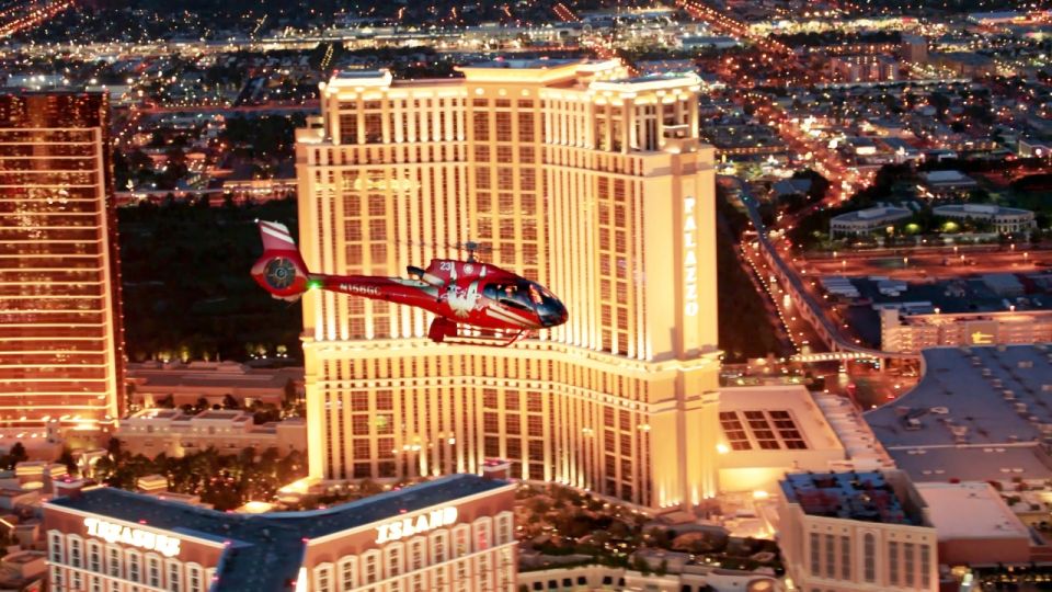 Las Vegas: Buddy Vs Ristorante Lunch and Helicopter Flight - Key Points