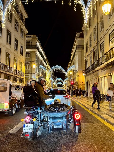 Lisbon : Private Motorcycle Sidecar Tour by Night - Key Points