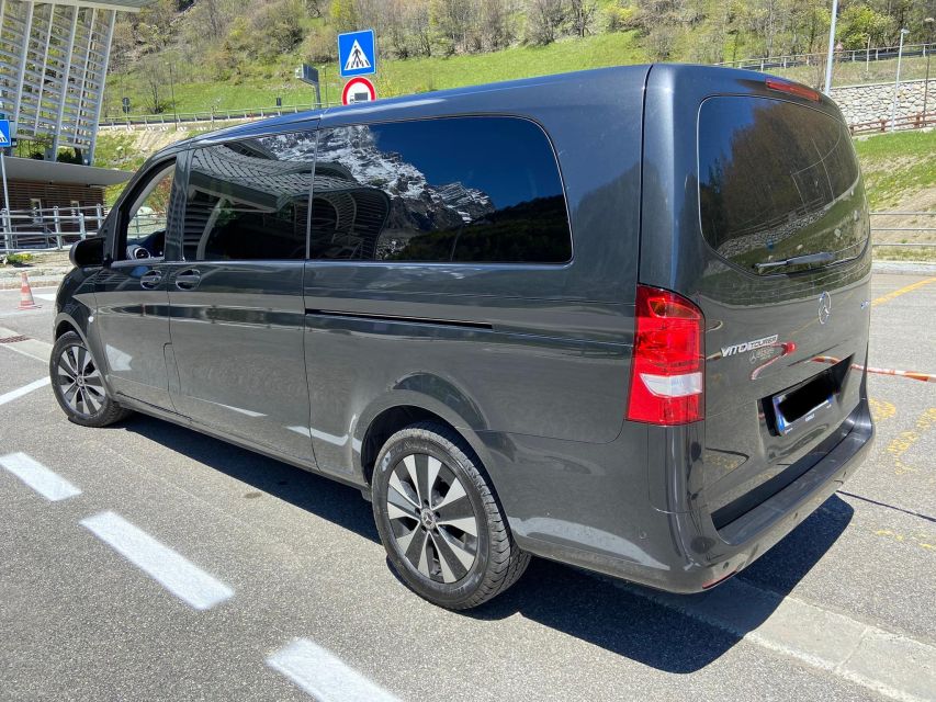 Milan LINATE Airport Transfer VIP Service MINIVAN V CLASS MB - Key Points