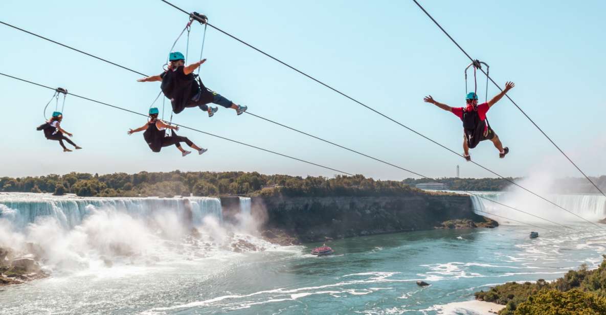 Niagara Falls, Canada: Night Illumination Zip Line to Falls - Key Points