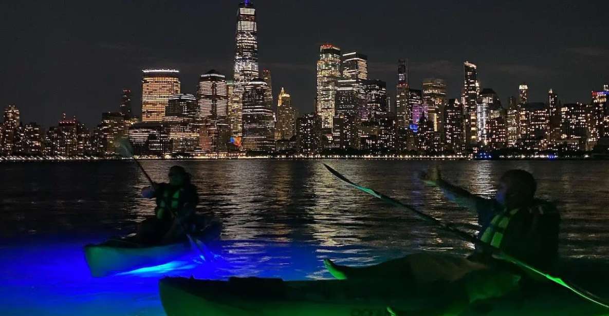 Nyc: Guided LED Lights Kayak Tour From Jersey City - Key Points