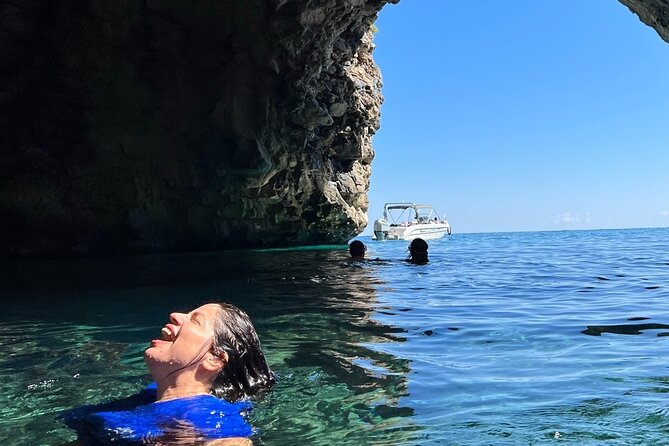 Pelion Boat Trip to Poseidon's Caves - Dive Into Turquoise Waters