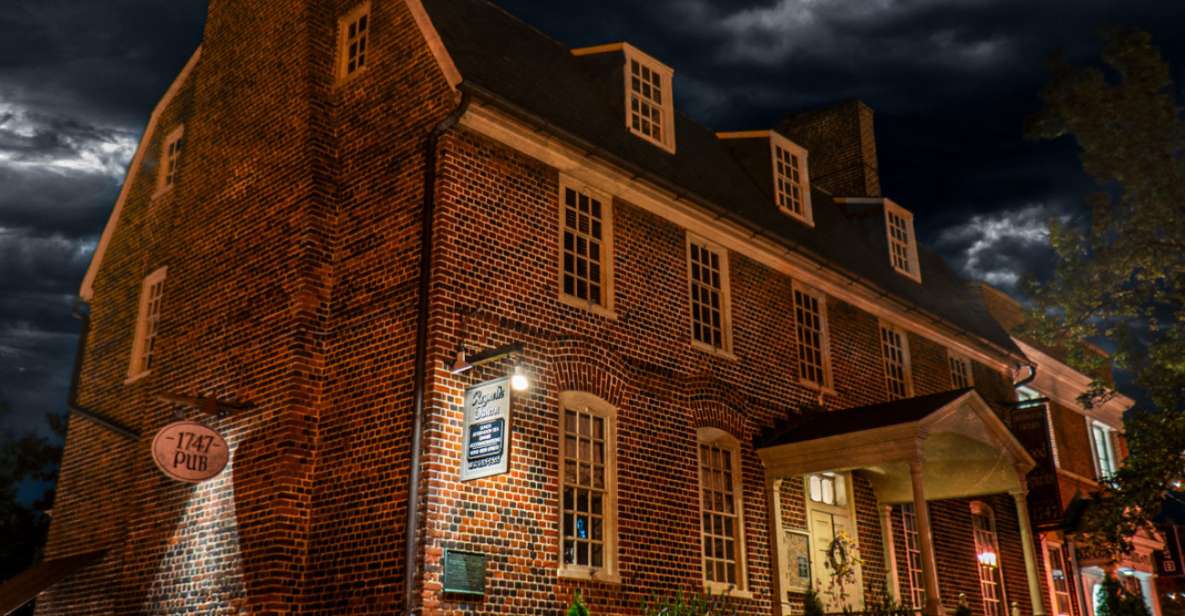 Phantoms of Annapolis Ghost Walking Tour - Key Points