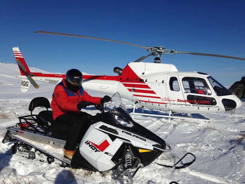 Queenstown: Snowmobiling Experience With Helicopter Flight - Key Points