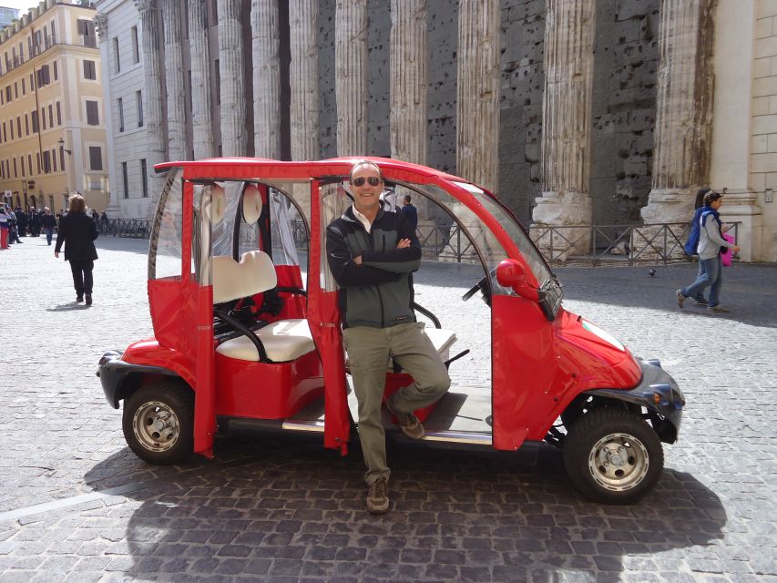 Rome: 4-Hour Private Afternoon Golf Cart City Tour - Key Points