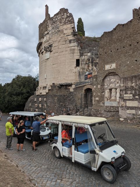 Rome: Appian Way & Catacombs Golf Cart Shared Tour - Key Points