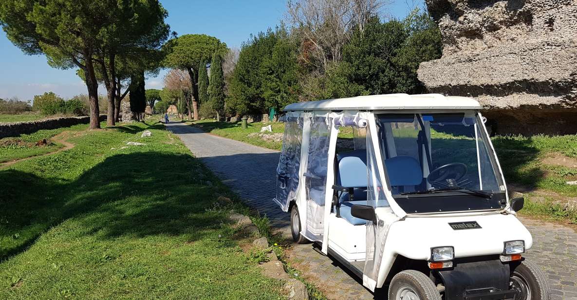 Rome: Appian Way Golf Cart Charter With Driver - Key Points