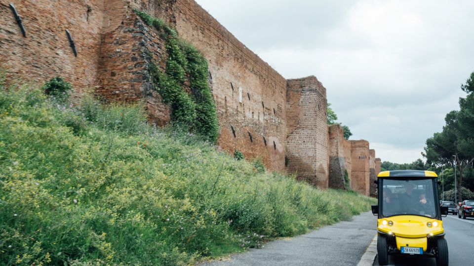 Rome: Appian Way Golf Cart Tour With Roman Catacombs Entry - Key Points