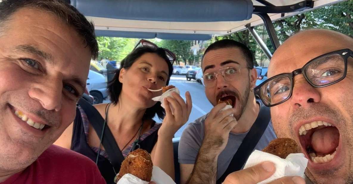 Rome: Authentic Roman Lunch Food Tour on Electric Golf Cart - Key Points