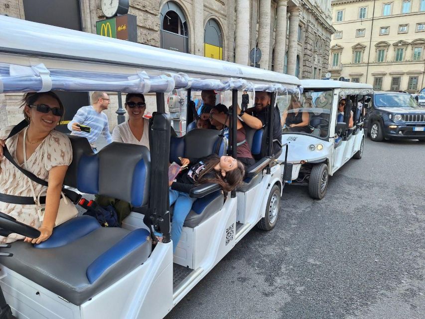 Rome: City Highlights on a Shared Golf Cart Tour - Key Points