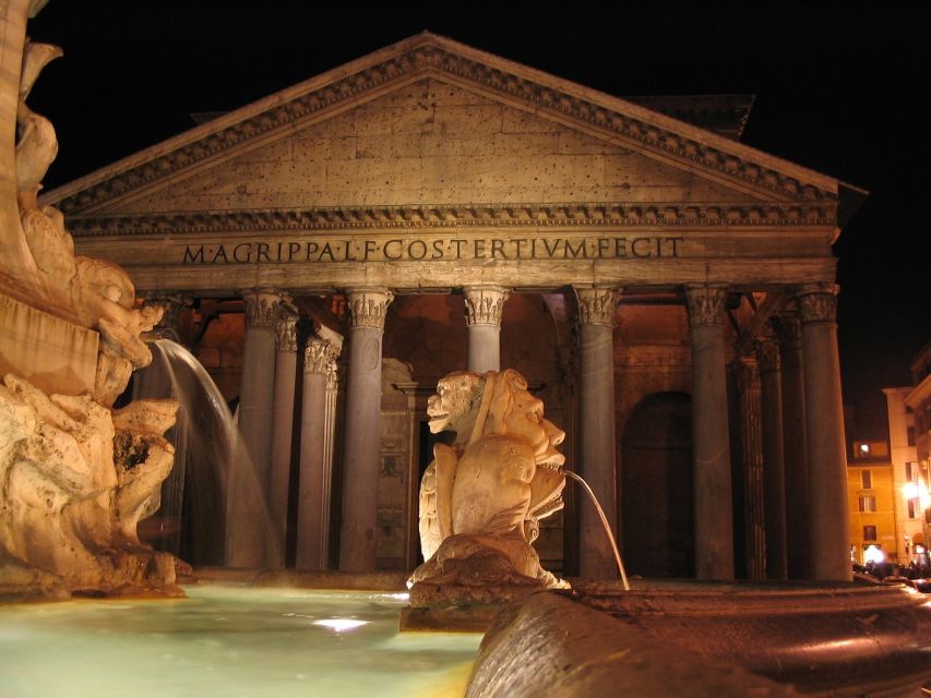 Rome: Evening Walking Tour Tasting Included in a Small Group - Key Points