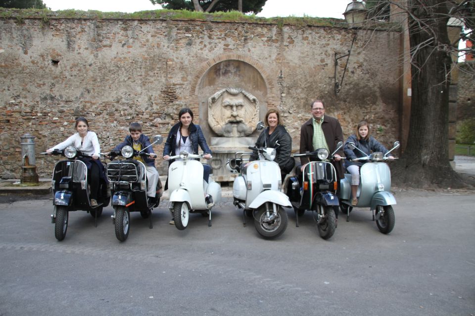 Rome: Half-Day Vespa Tour With Private Driver