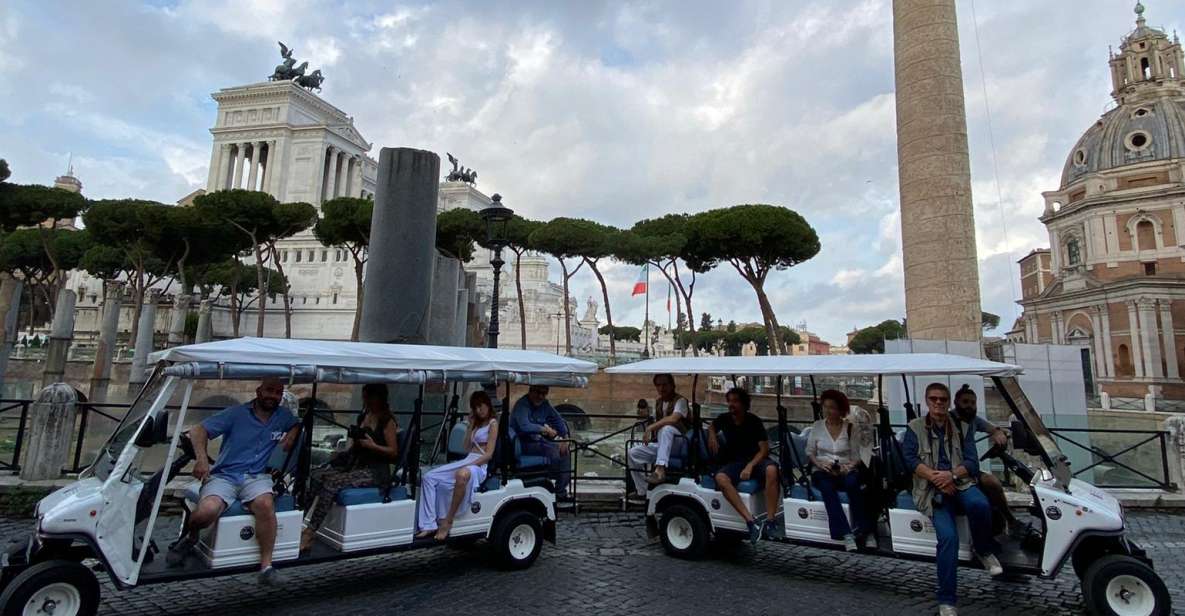 Rome: Private Customizable 3-Hour Golf Cart City Tour - Key Points