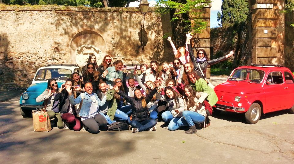 Rome: Tour in a Vintage ‘90s Fiat 500 With Paparazzi Photo - Key Points