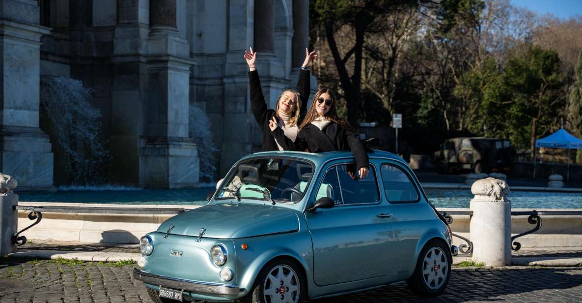 Rome: Vintage Fiat 500 Journey With Prosecco - Key Points