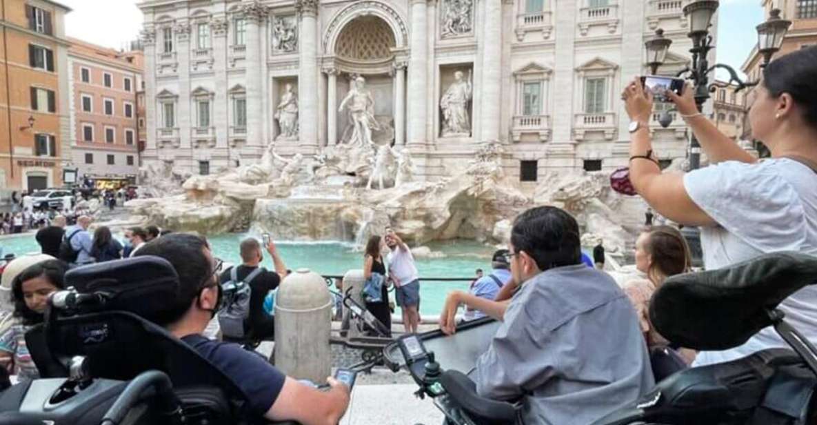 Rome Wheelchair Tour: Accessible Squares and Fountains - Key Points