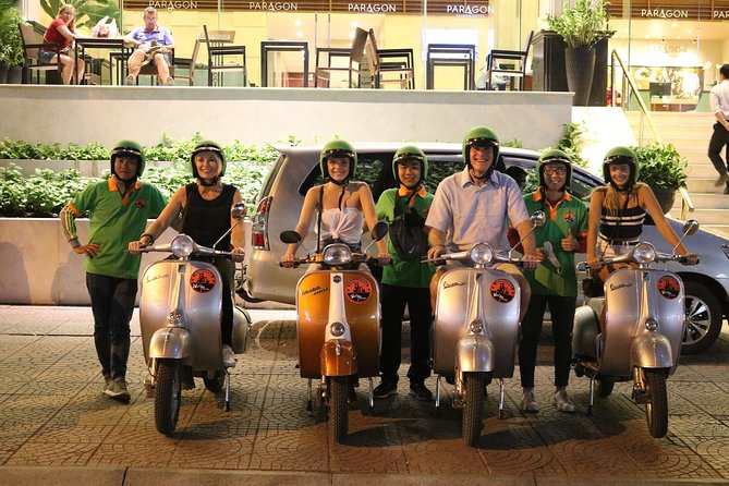 Saigon After Dark Vespa Street Food Tour + Live Music 4 Hours - Key Points