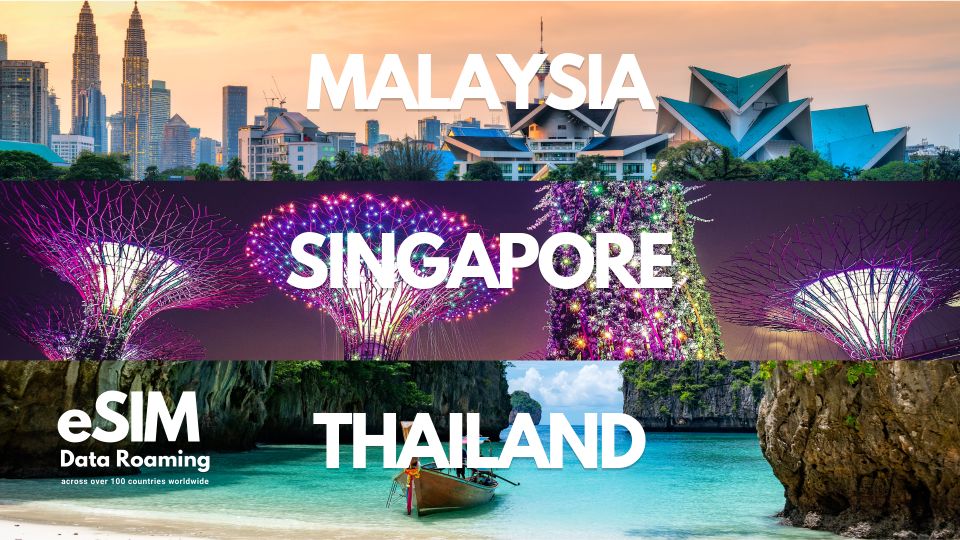 Singapore, Thailand & Malaysia: Unlimited Mobile Data Esim - Key Points