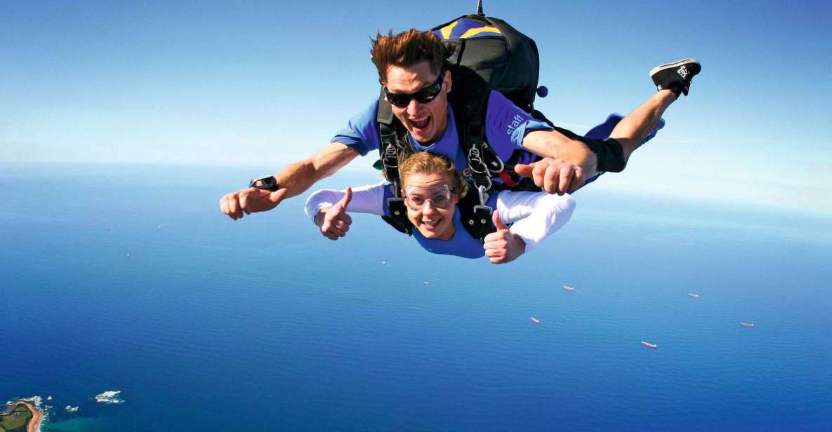 Sydney, Wollongong: 15,000-Foot Tandem Beach Skydive - Booking Details