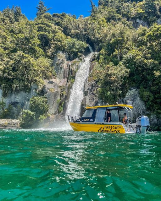 Taupo: Lake Taupo Western Bays Catamaran Tour With Bush Walk - Key Points