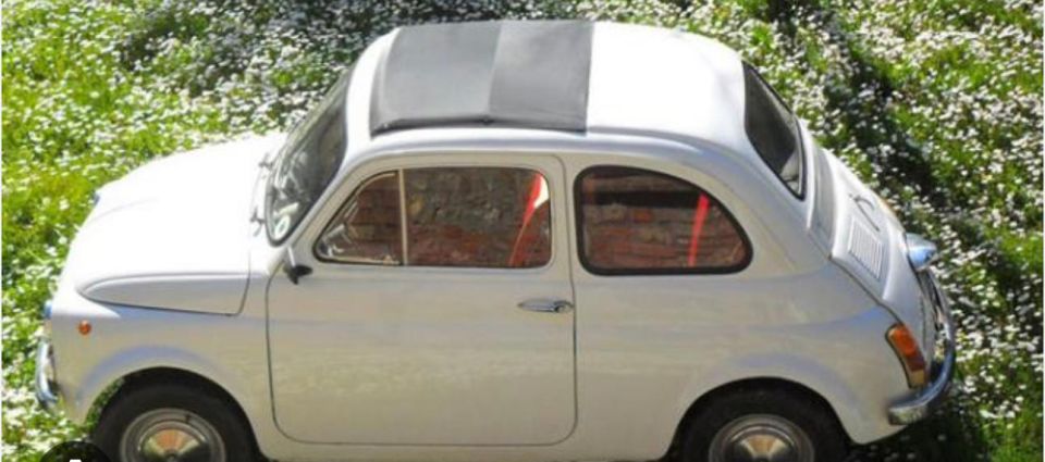 Tour on a Vintage Fiat 500 in the City of Turin