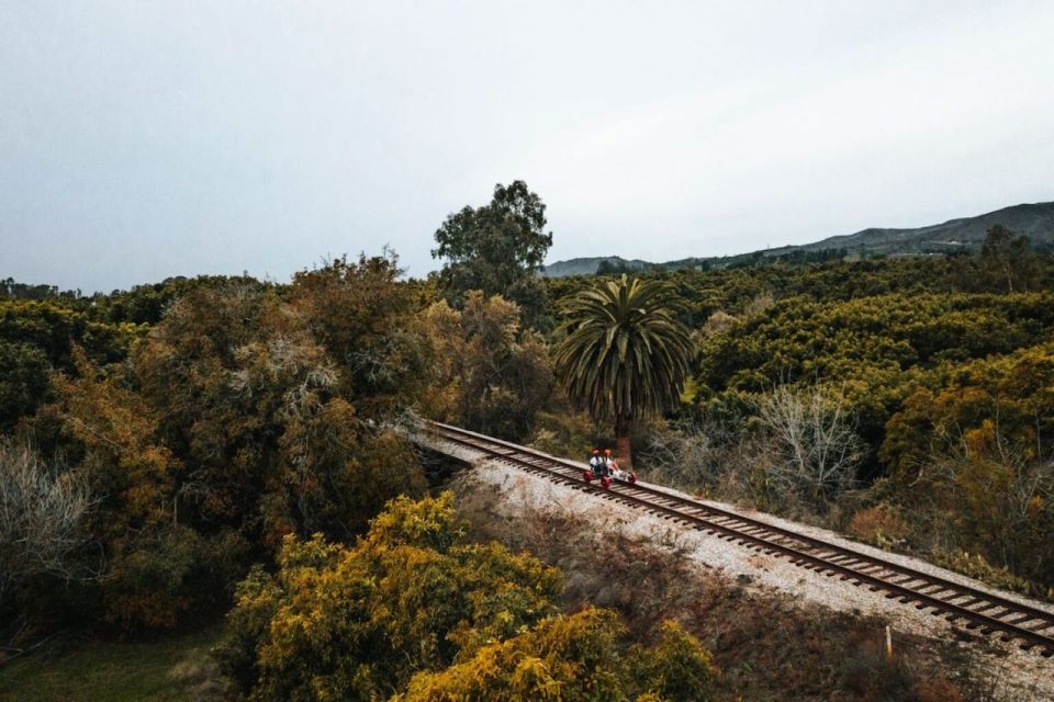 Ventura: Rail Bike Guided Tour With Farm Stand Stop - Key Points