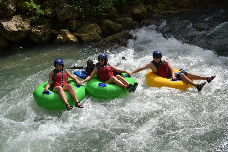 Waterfalls, Jungle River Tubing and Raft Tour With Transport - Key Points