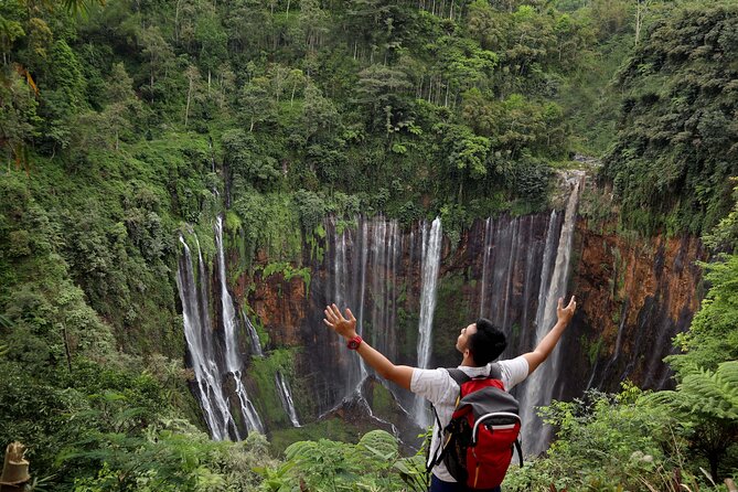 1 Day - Tumpak Sewu, Kapas Biru Waterfall, Goa Tetes Cave Tour // 07:30 - 17:00 - Tour Overview