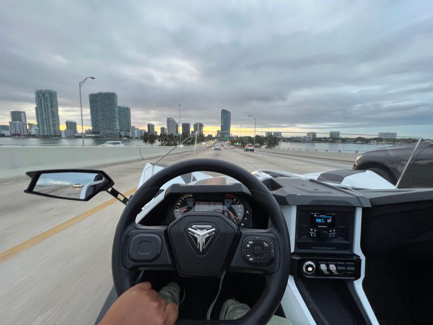 1 Hour & 30min Slingshot Rental Miami - We The Best !! - Key Points