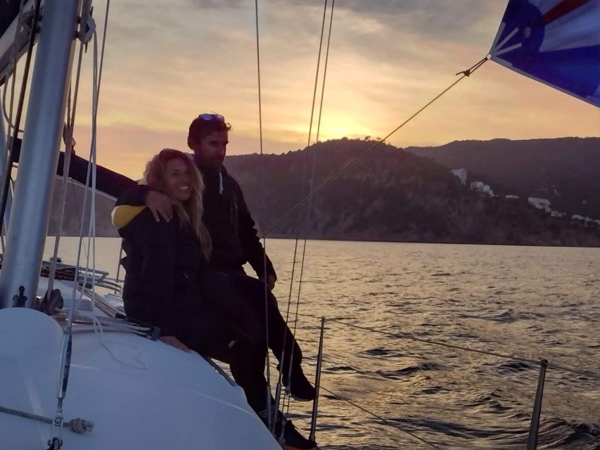 2 Hours Sunset Sailing in a Sailboat in Platja D’aro